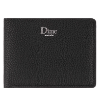 Dime MTL Classic Leather Wallet | Black - The Vines Supply Co