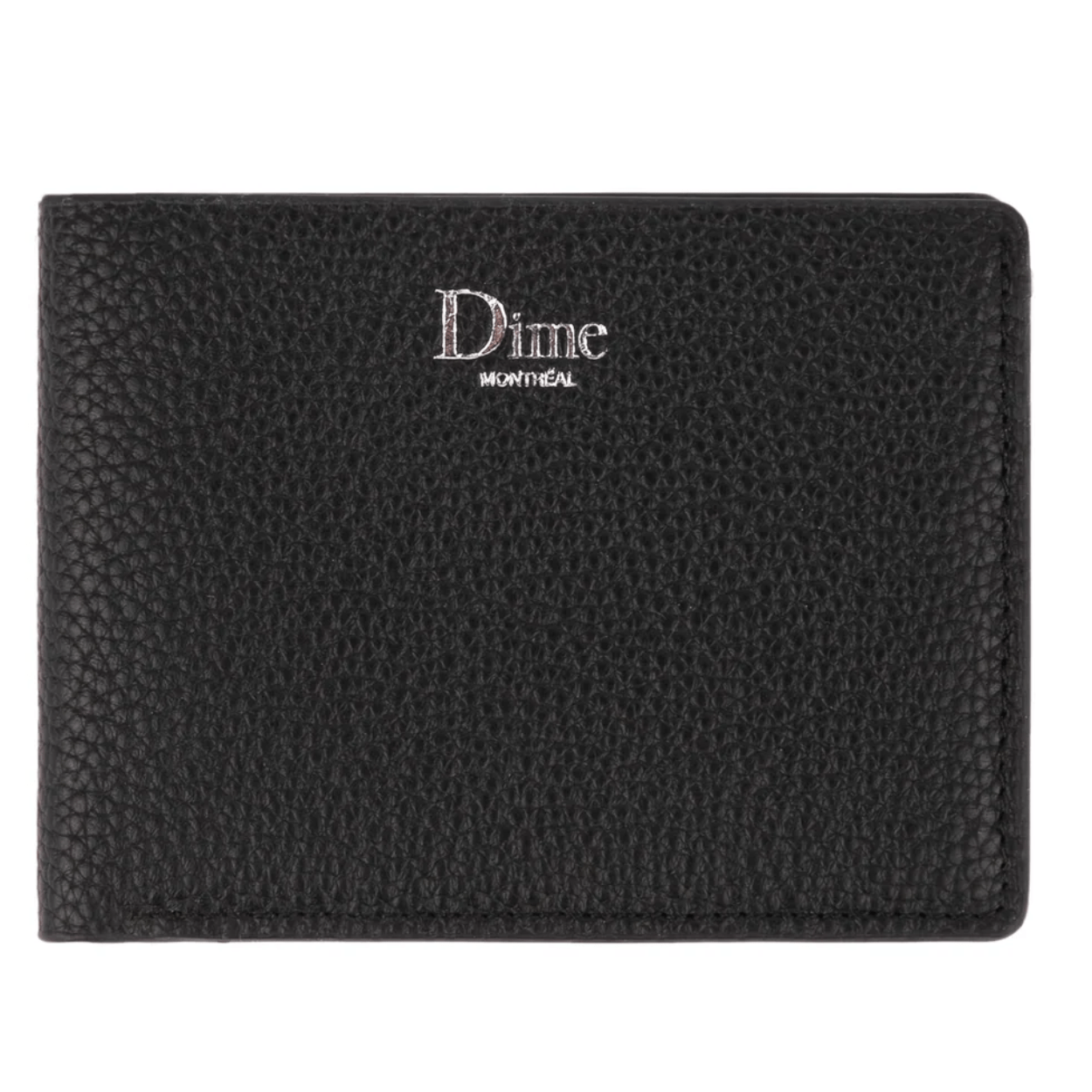 Dime MTL Classic Leather Wallet | Black - The Vines Supply Co