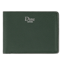 Dime MTL Classic Leather Wallet | Dark Forest Green - The Vines Supply Co