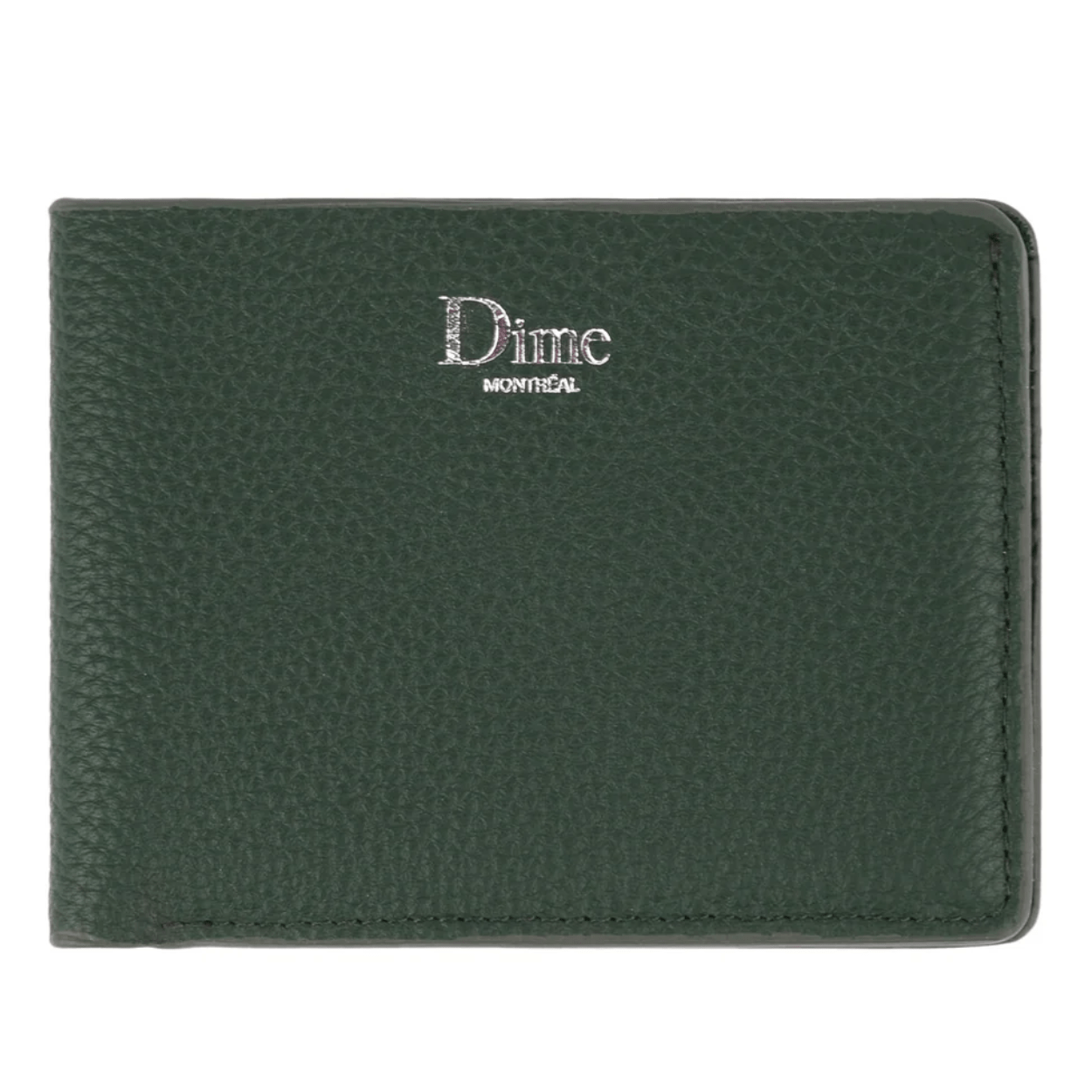 Dime MTL Classic Leather Wallet | Dark Forest Green - The Vines Supply Co