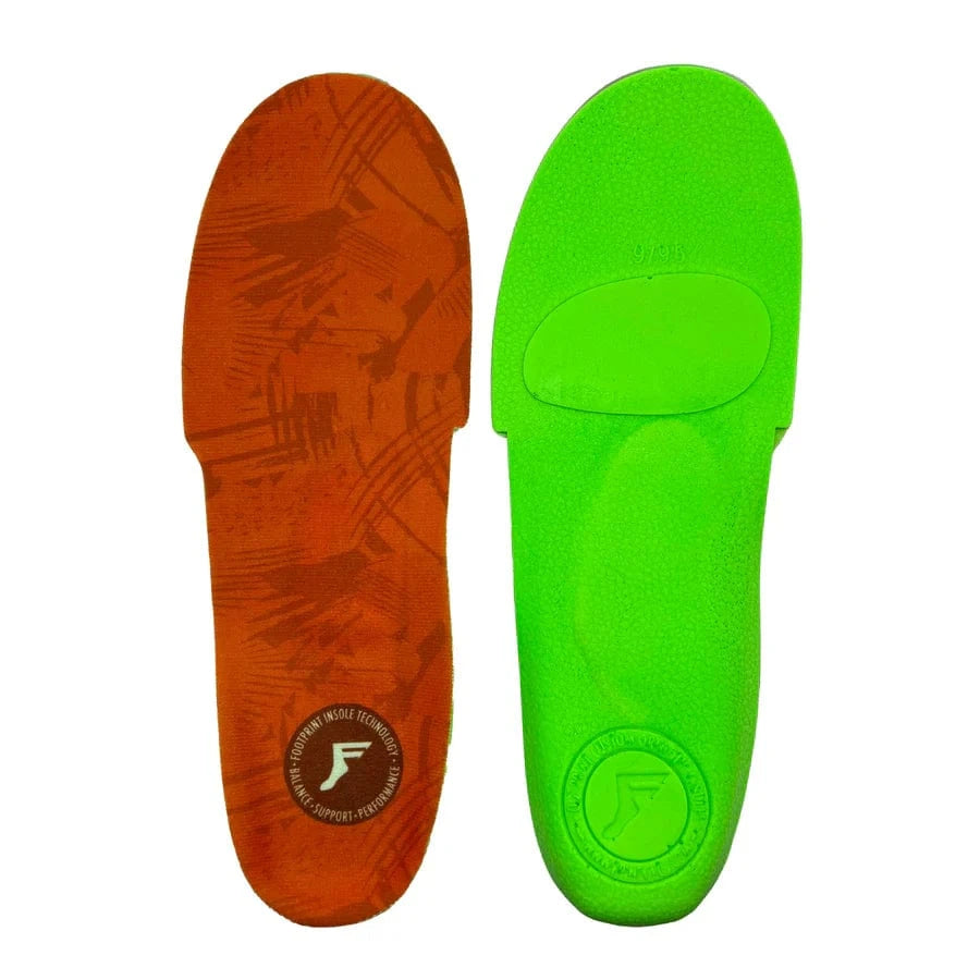 Footprint Kingfoam Orthotic Insoles | Orange Camo - The Vines Supply Co