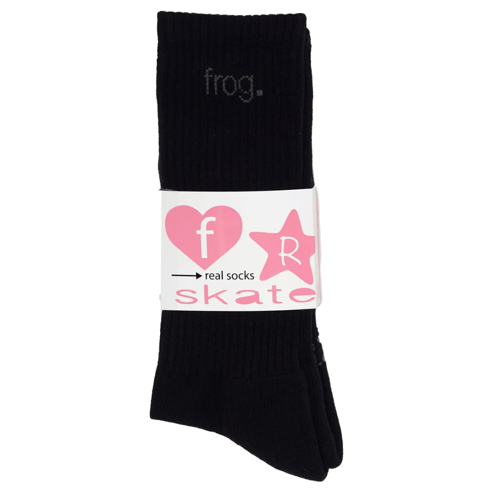 Frog Skateboards Frog Socks | Black - The Vines Supply Co