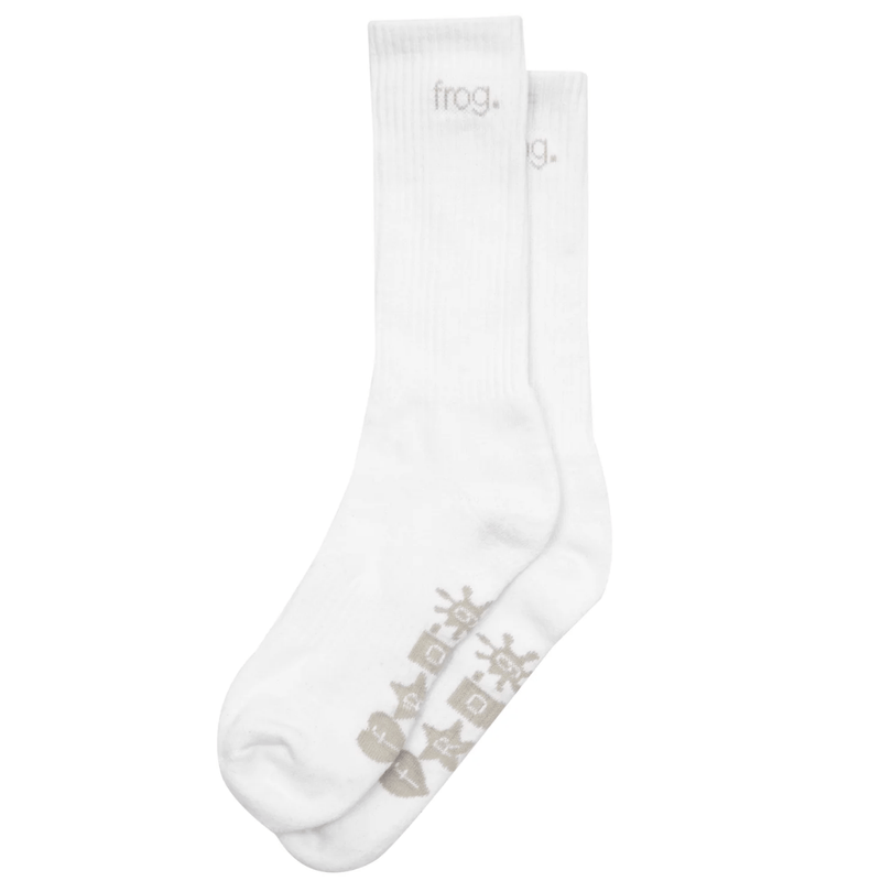 Frog Skateboards Frog Socks | White - The Vines Supply Co