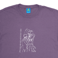 Frog Skateboards Make Up Artist T-Shirt | Old Purple - The Vines Supply Co