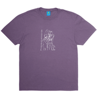 Frog Skateboards Make Up Artist T-Shirt | Old Purple - The Vines Supply Co