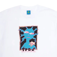 Frog Skateboards Shoulder Frog T-Shirt | White - The Vines Supply Co