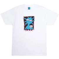 Frog Skateboards Shoulder Frog T-Shirt | White - The Vines Supply Co