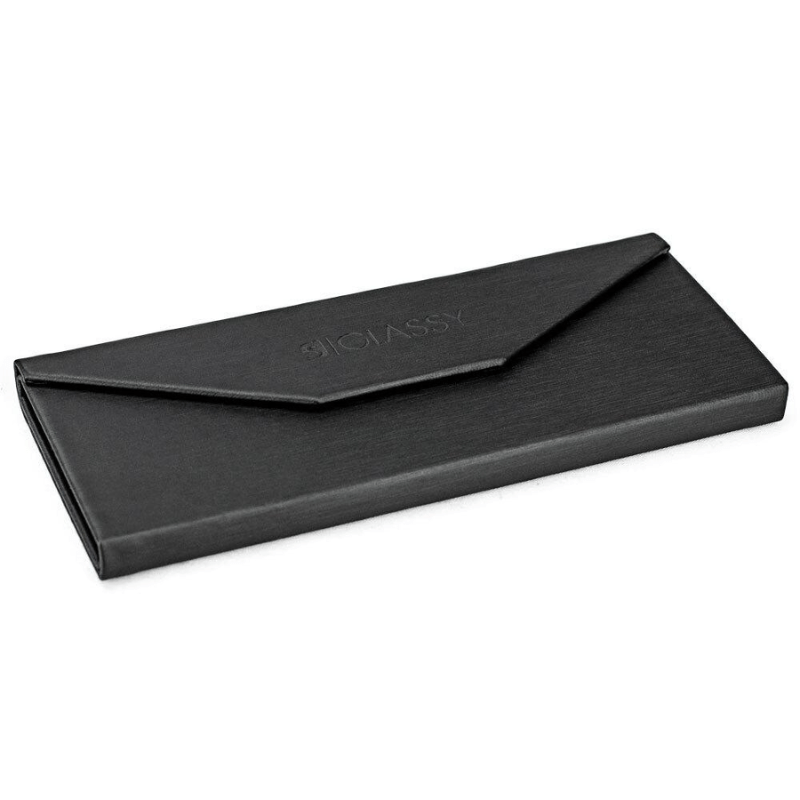 Black Glassy Peet polarized sunglasses with sleek frame and tinted lenses, stylish and protective for outdoor wear.