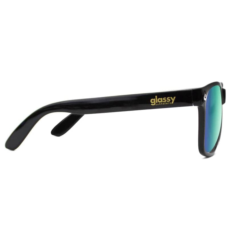 Glassy Glassy Leonard Sunglasses | Black & Green Sunglasses | The Vines
