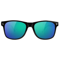 Glassy Glassy Leonard Sunglasses | Black & Green Sunglasses | The Vines
