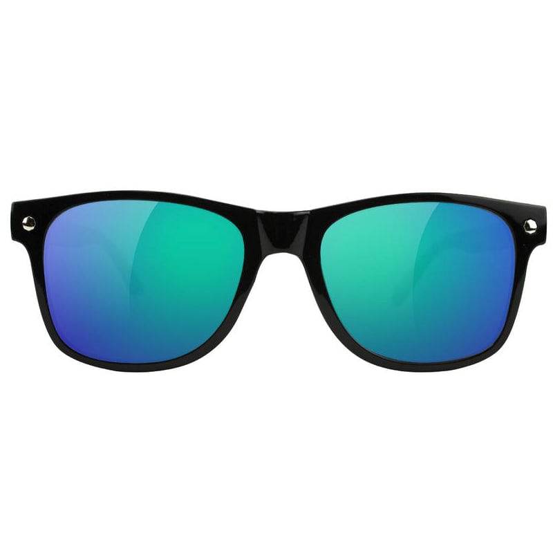 Glassy Glassy Leonard Sunglasses | Black & Green Sunglasses | The Vines