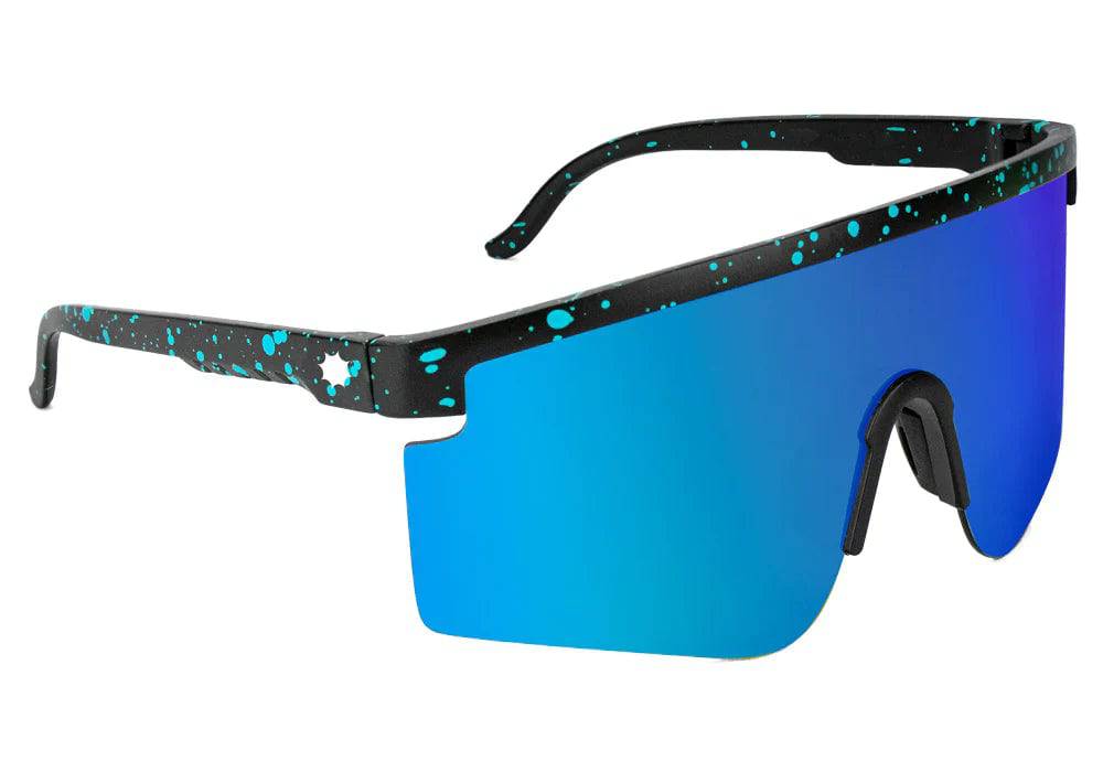 Glassy Glassy Mojave Sunglasses | Black & Blue Sunglasses | The Vines