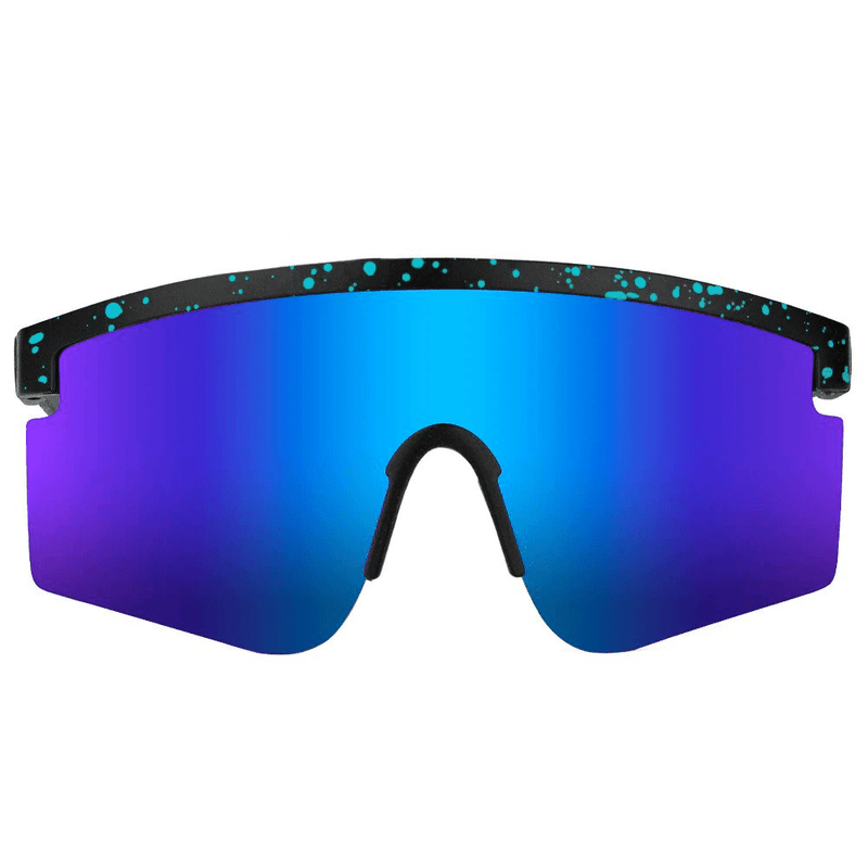 Glassy Glassy Mojave Sunglasses | Black & Blue Sunglasses | The Vines