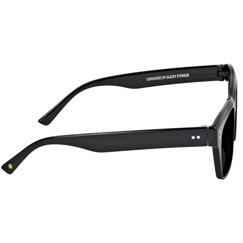 Glassy Glassy Santos Polarized Sunglasses | Black Sunglasses | The Vines