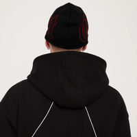 GVNMNT Clothing Co Old English Beanie l Black & Red - The Vines Supply Co