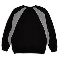 GVNMNT Origins Varsity Vneck Sweatshirt | Black - The Vines Supply Co