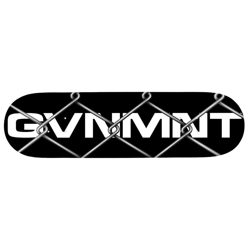 GVNMNT Clothing Co Chains Skateboard Deck | 8.38" - The Vines Supply Co