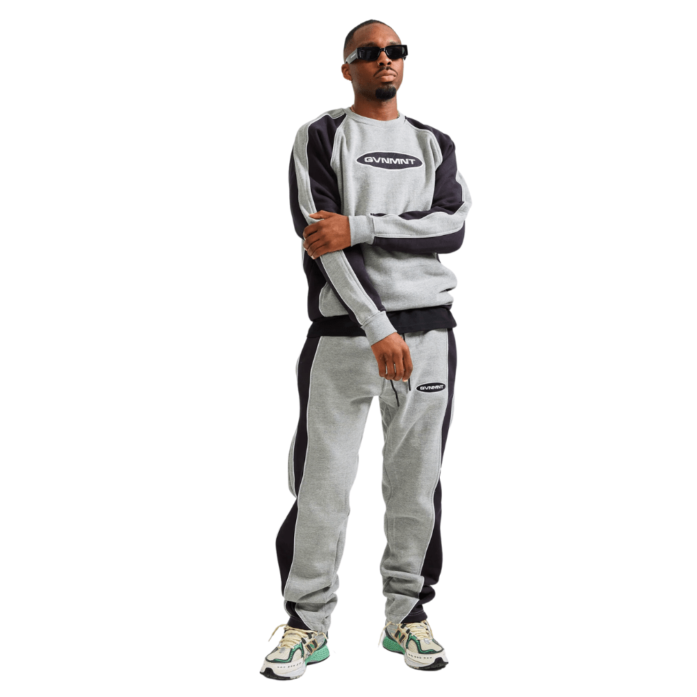 GVNMNT 2TONE Crew Sweatshirt | Grey - The Vines Supply Co