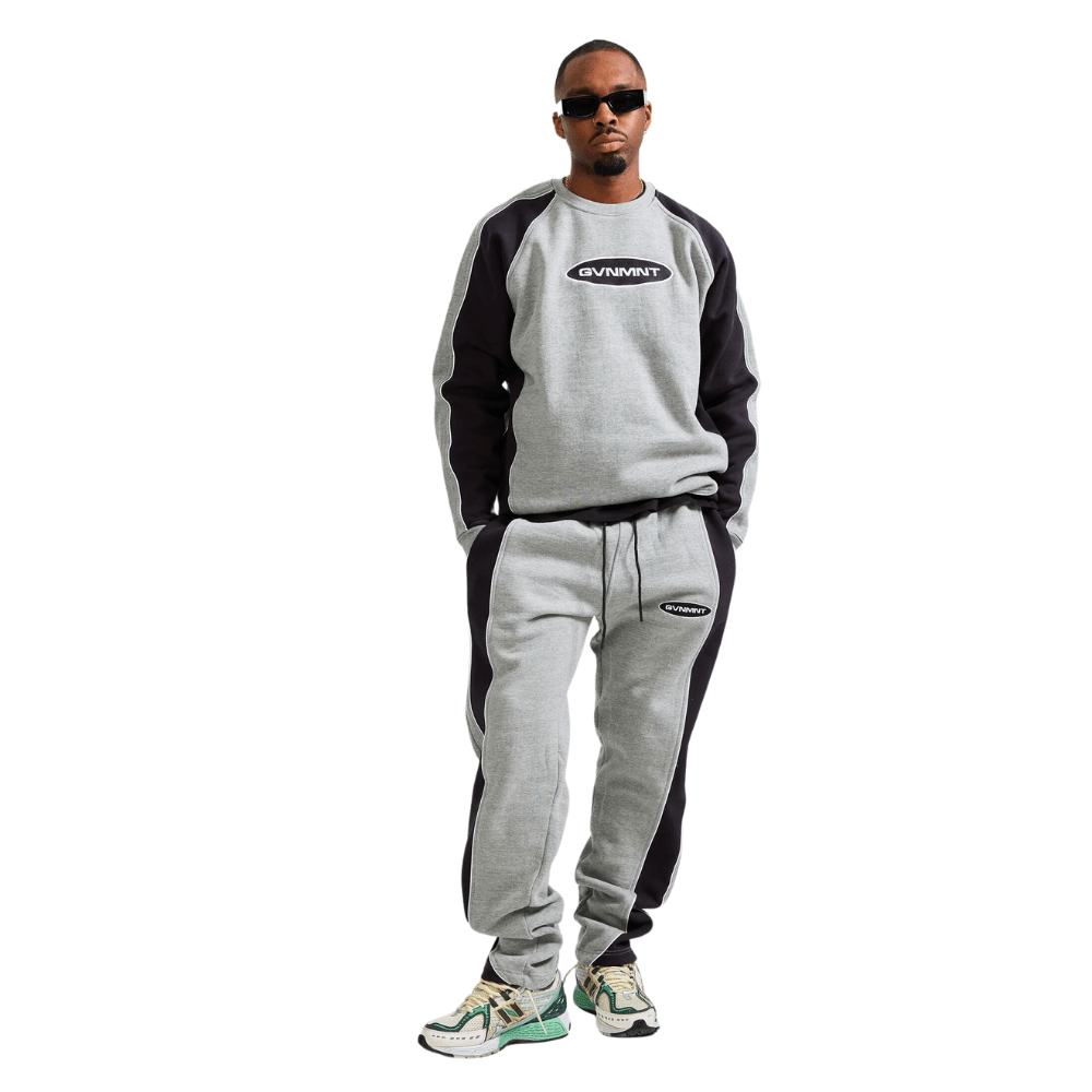 GVNMNT 2TONE Crew Sweatshirt | Grey - The Vines Supply Co
