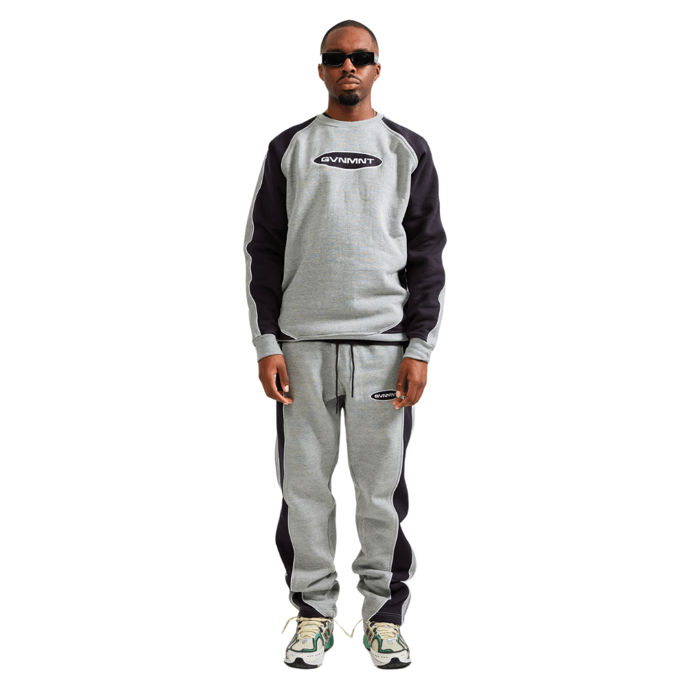 GVNMNT 2TONE Crew Sweatshirt | Grey - The Vines Supply Co