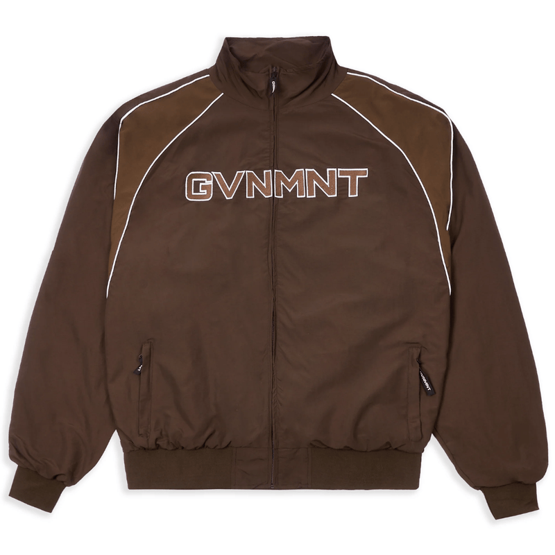 GVNMNT Chambers Track Top | Chocolate & Walnut - The Vines Supply Co