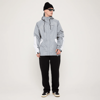 GVNMNT Clothing Co Frontline Jacket | Grey & White - The Vines Supply Co