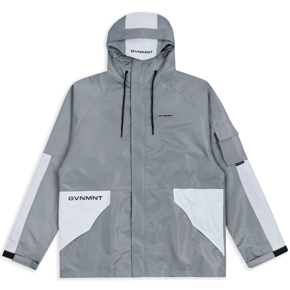 GVNMNT Clothing Co Frontline Jacket | Grey & White - The Vines Supply Co