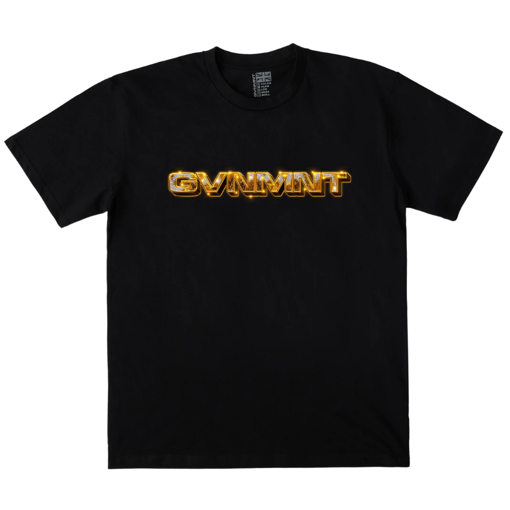 GVNMNT Clothing Co Ice T-Shirt | Black - The Vines Supply Co