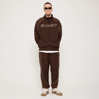 GVNMNT Clothing Co Chambers Track Bottom | Chocolate & Walnut - The Vines Supply Co