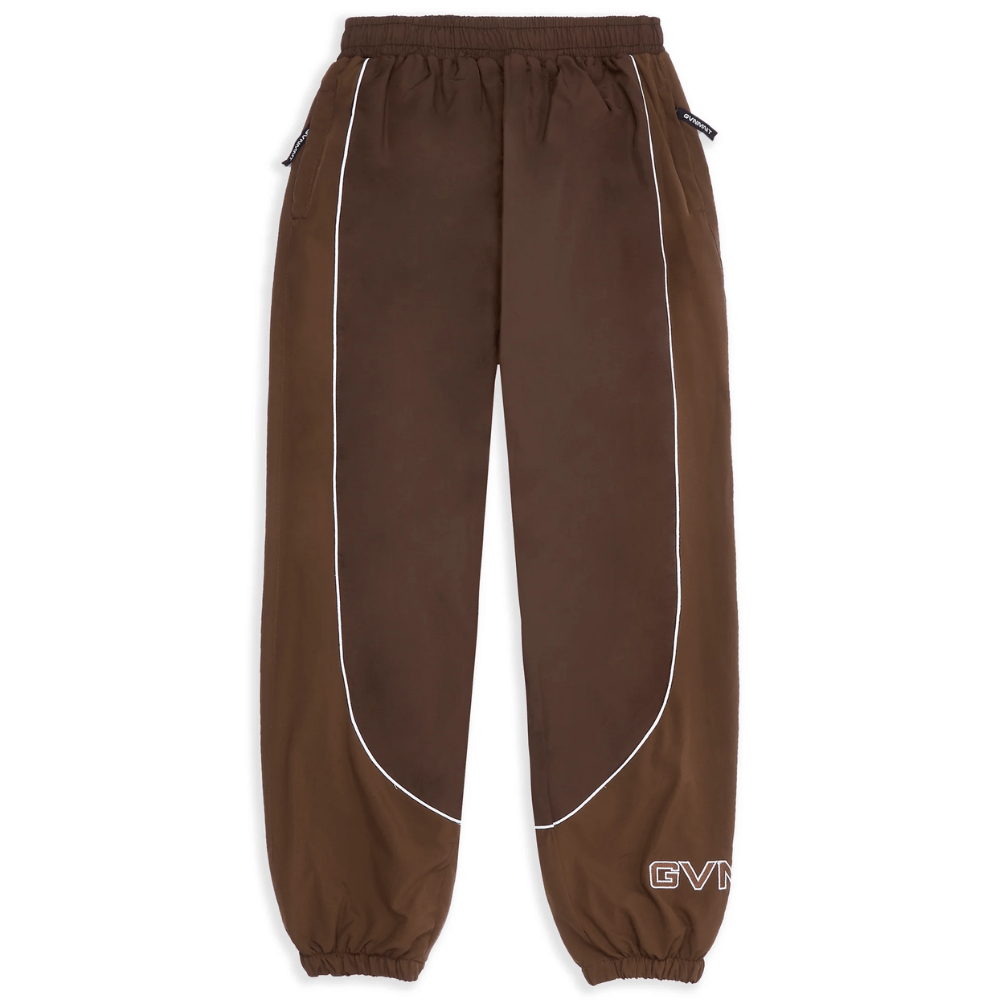 GVNMNT Clothing Co Chambers Track Bottom | Chocolate & Walnut - The Vines Supply Co