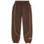 GVNMNT Clothing Co Chambers Track Bottom | Chocolate & Walnut