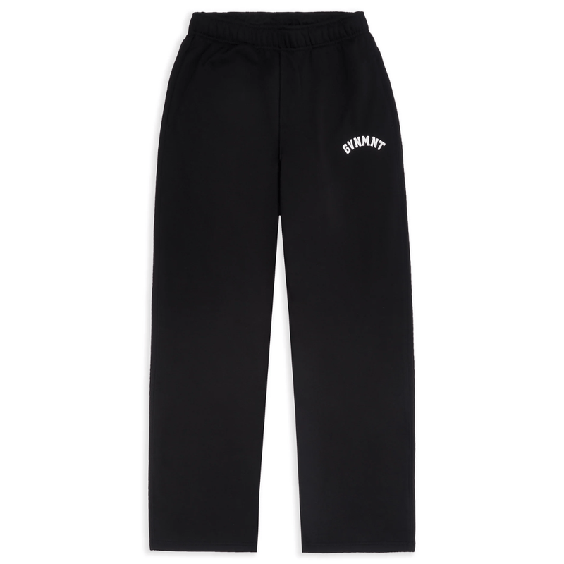 GVNMNT Clothing Co Varsity Jog Pant | Black - The Vines Supply Co