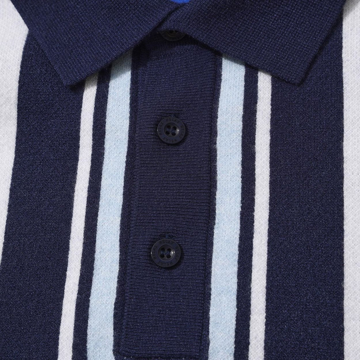 Helas Bronx Knit Polo Shirt | Navy
