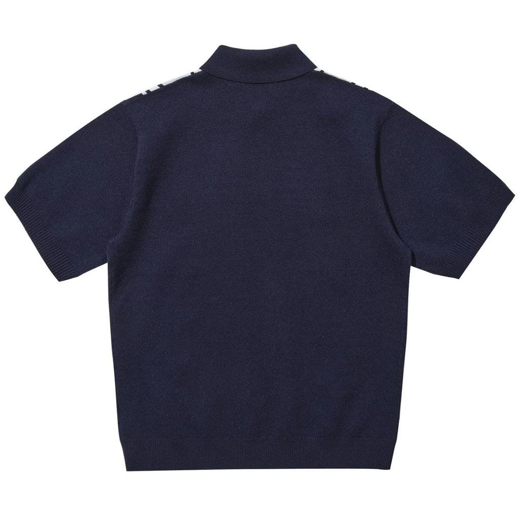 Helas Bronx Knit Polo Shirt | Navy