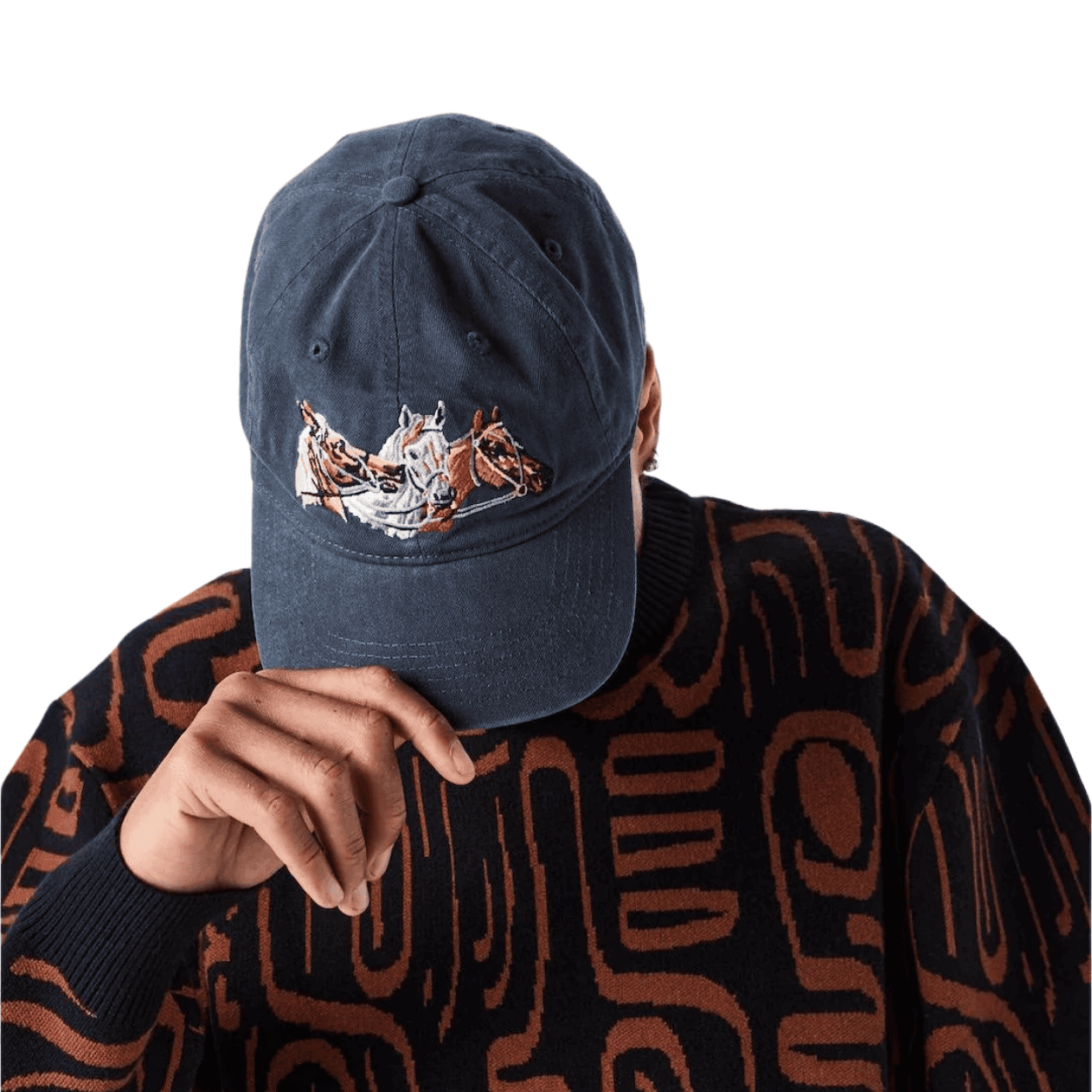 Helas Horses Cap | Navy - The Vines Supply Co