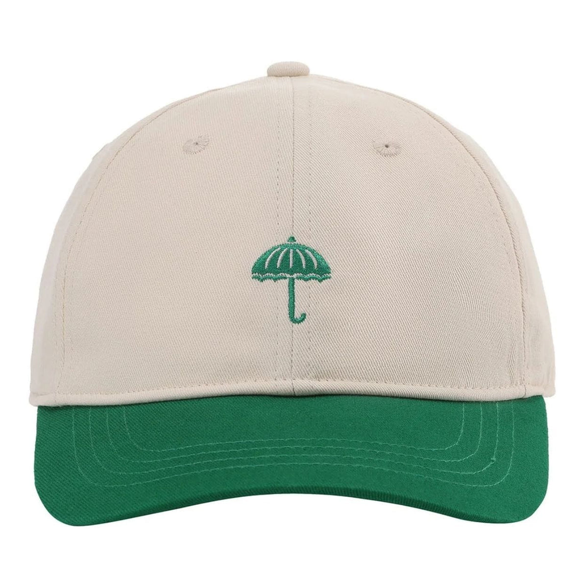 Helas Classic Two Tone Cap | Beige & Green
