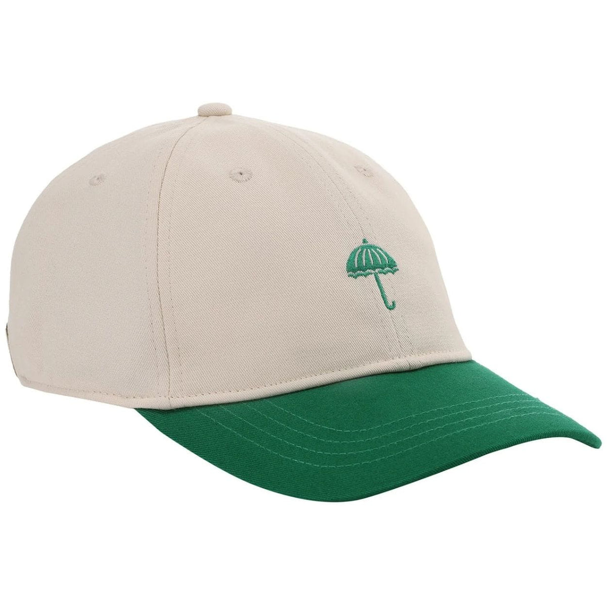 Helas Classic Two Tone Cap | Beige & Green