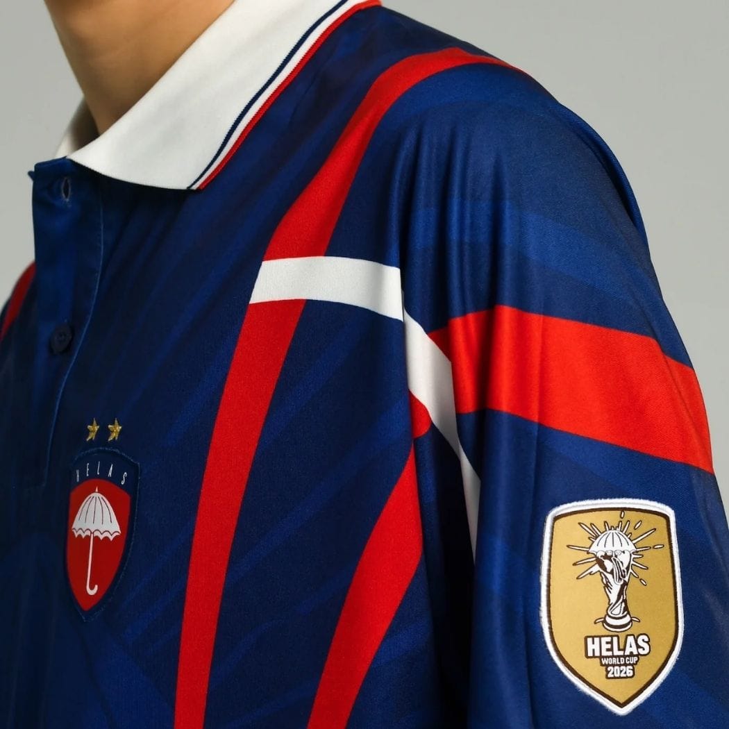 Helas France Football Jersey | Blue