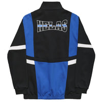 Helas Hoop quarter zip jumper in blue and black, featuring a half-zip collar and sporty design, ideal for casual wear.