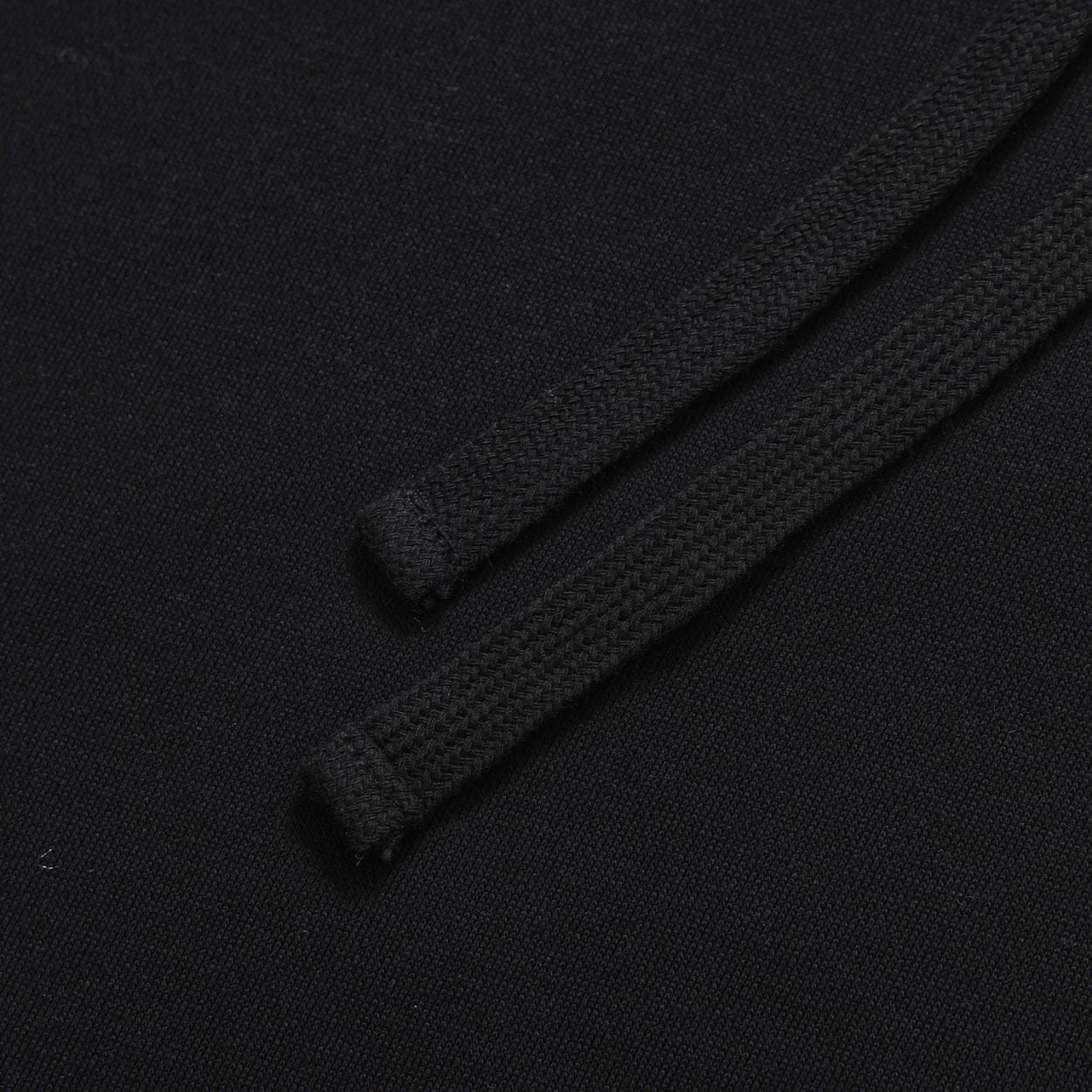 Black Helas Ibiz hoodie with front pocket and logo, featuring a casual fit and soft fabric for comfortable everyday wear.