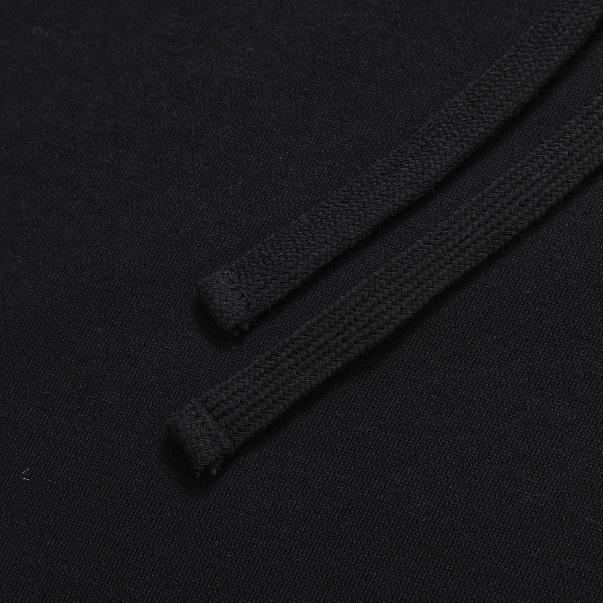Black Helas Ibiz hoodie with front pocket and drawstring hood, made of soft fabric for casual comfort.