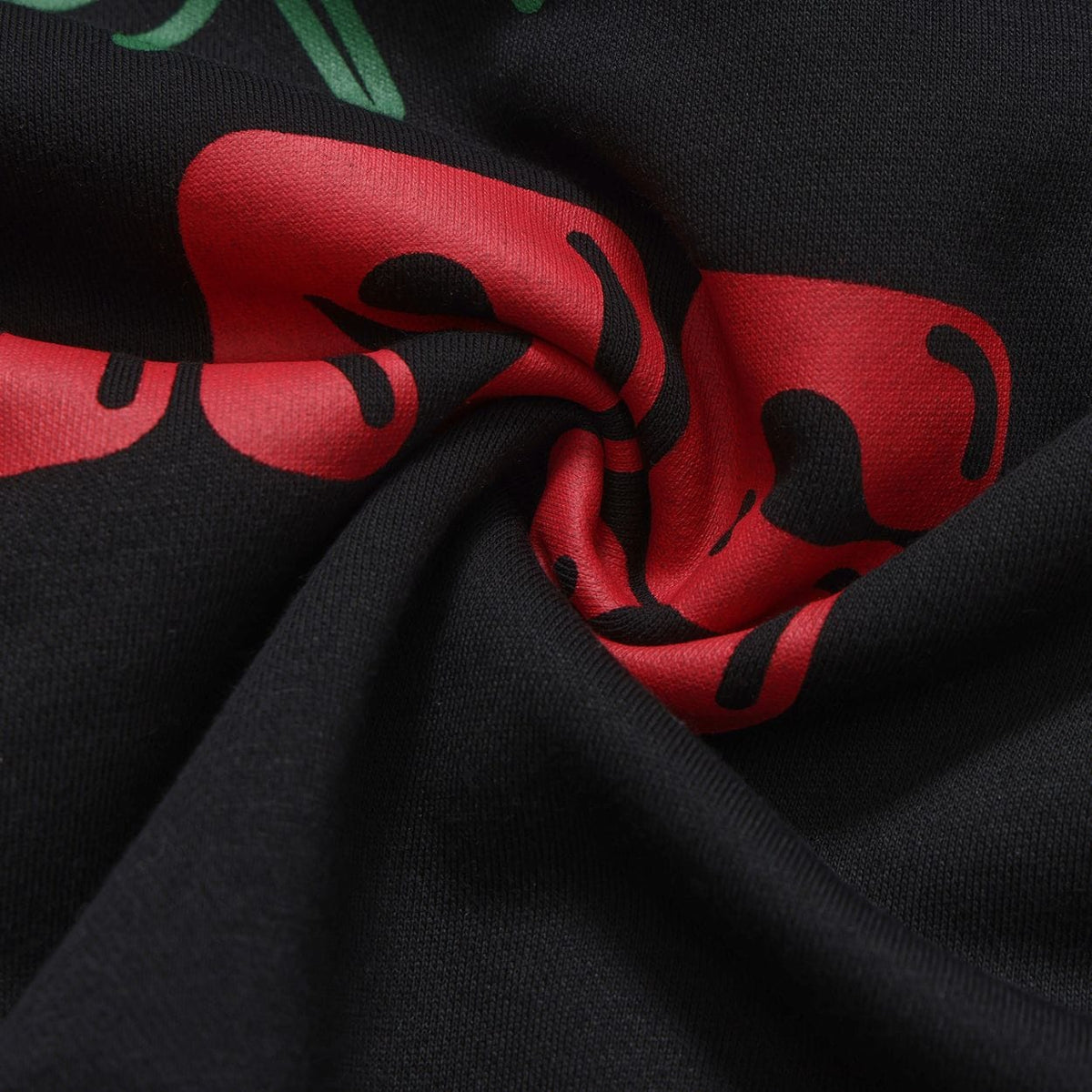 Black Helas Ibiz hoodie featuring a relaxed fit and hood, displayed on a hanger against a plain background.