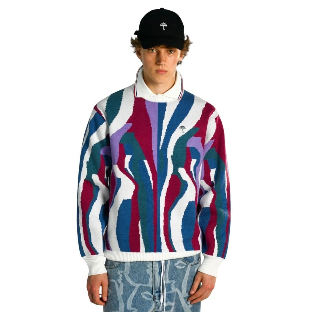 Helas Irreel Crewneck Knit | Purple Multico
