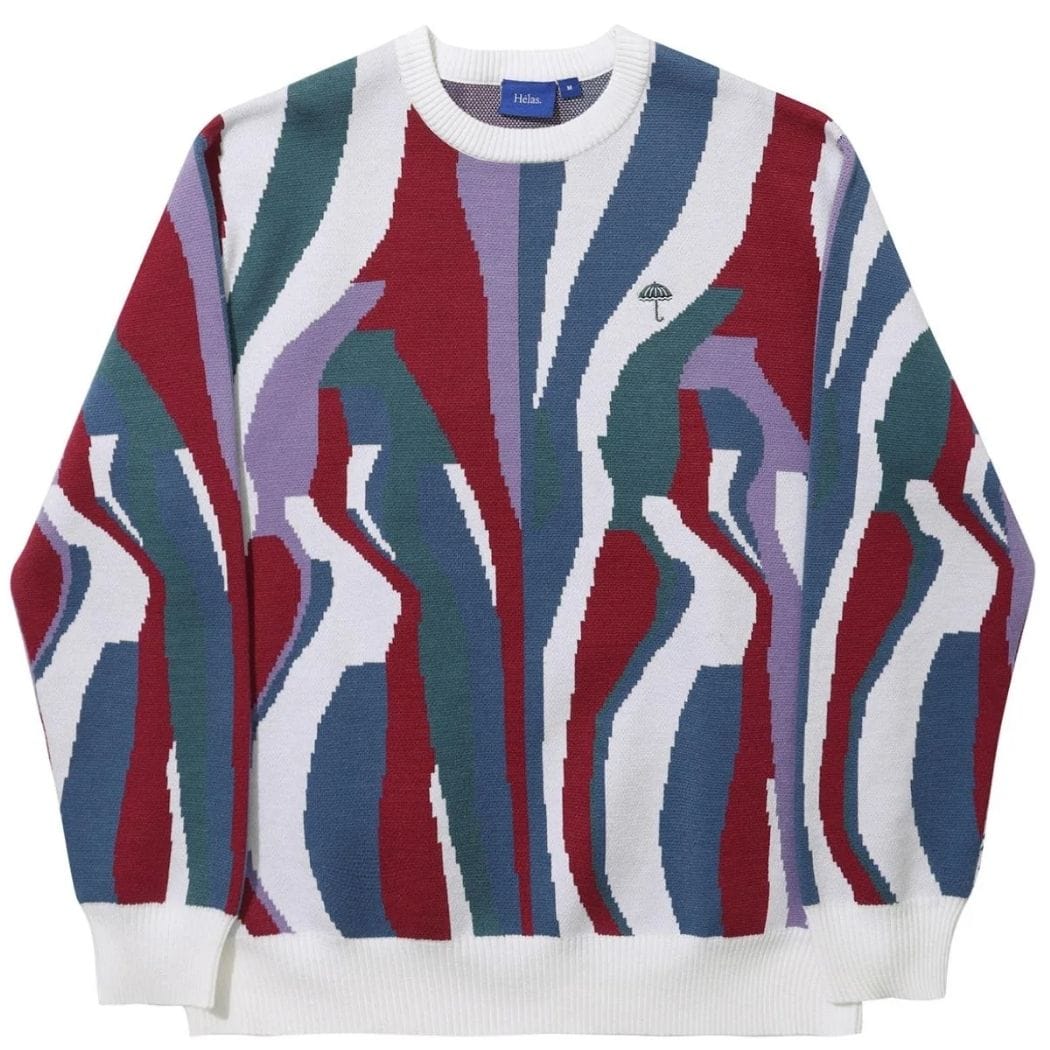 Helas Irreel Crewneck Knit | Purple Multico