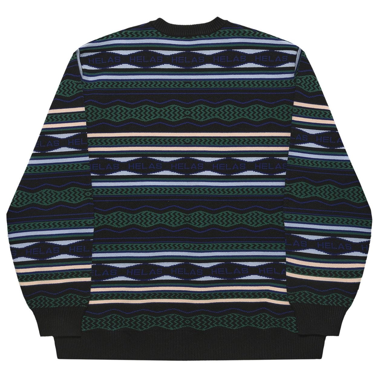 Helas Kool Knit Coogle Crewneck | Black - The Vines Supply Co