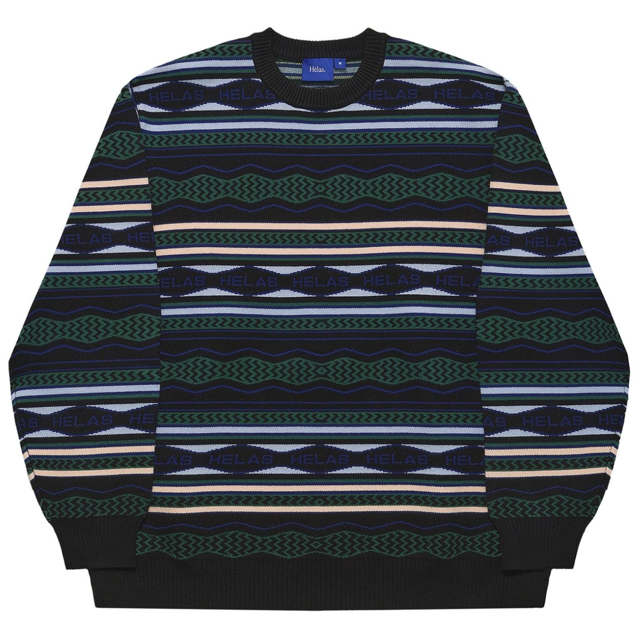 Helas Kool Knit Coogle Crewneck | Black - The Vines Supply Co