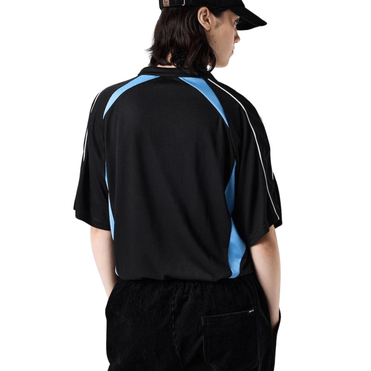 Helas Dolphin Football Jersey Shirt | Black & Blue - The Vines Supply Co