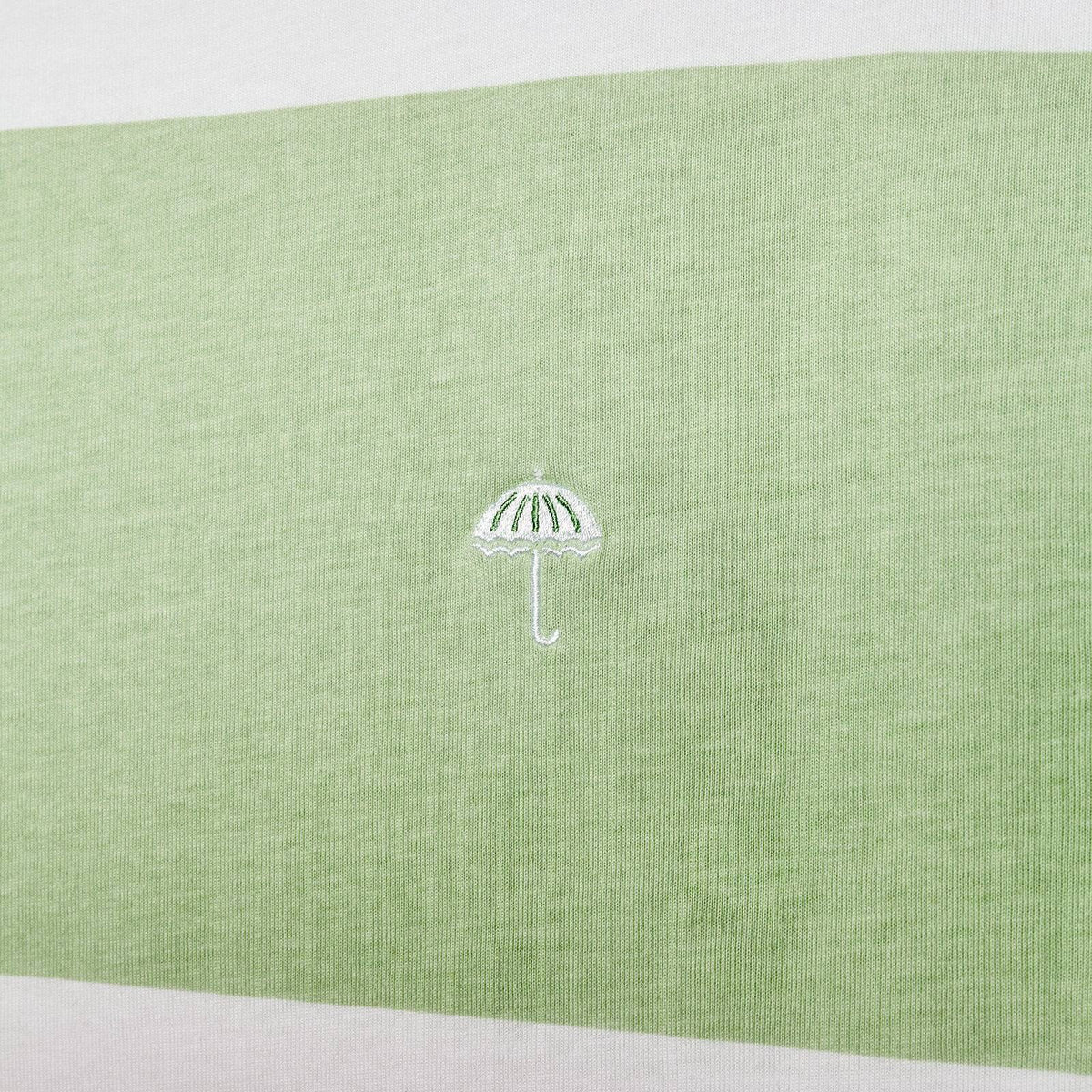 Hélas Helas Bateau T Shirt | White / Pastel Green Tees | The Vines