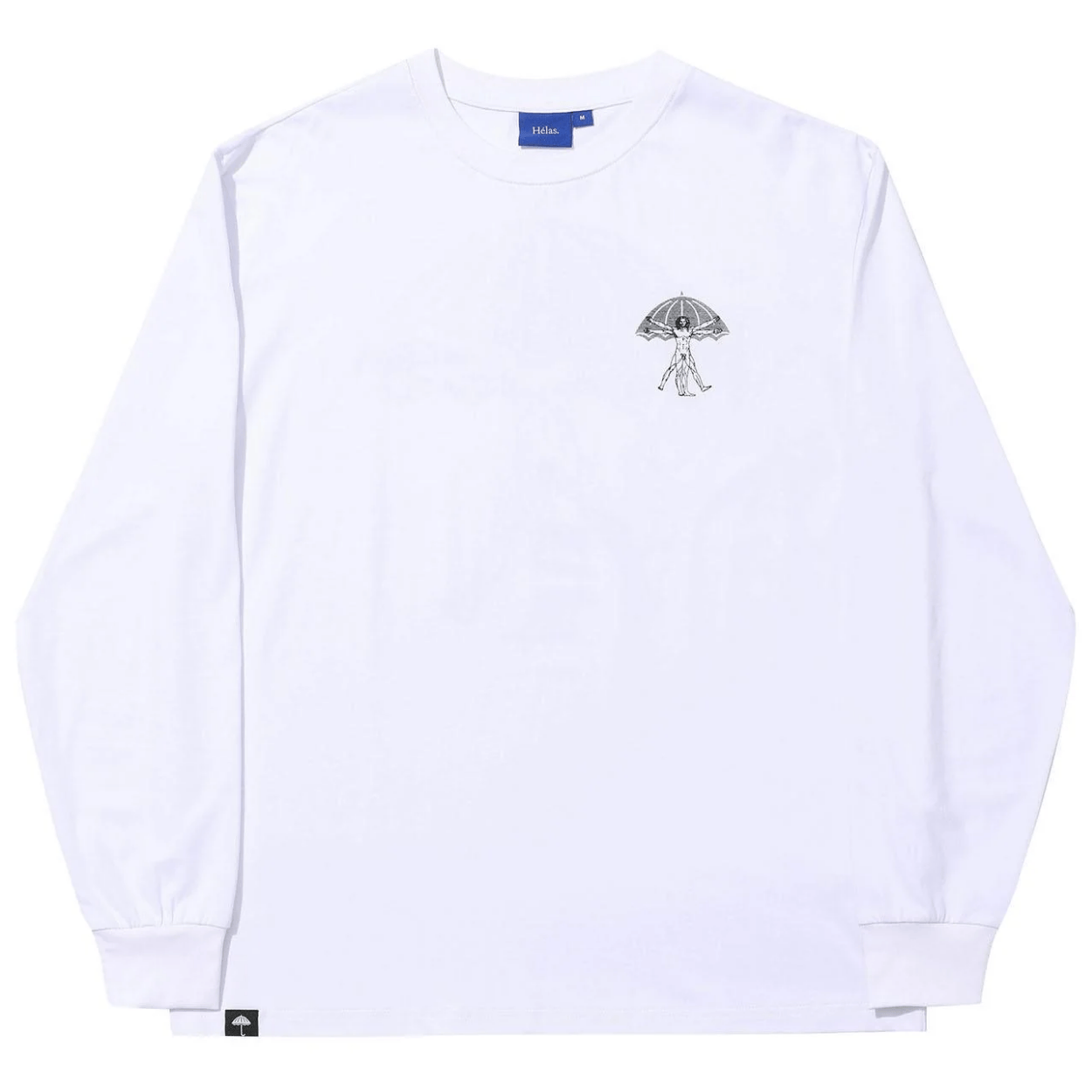 Helas Vitruve Long Sleeve T-Shirt | White - The Vines Supply Co
