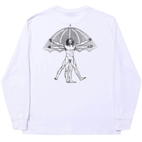 Helas Vitruve Long Sleeve T-Shirt | White - The Vines Supply Co